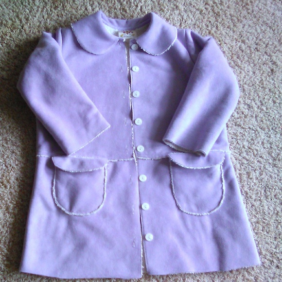lavender winter coat